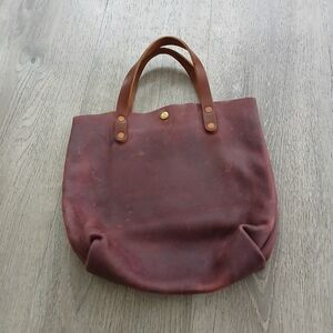 Kmm And co  Leather Tote Bag